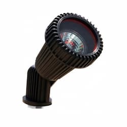 5W LED PBT Directional Spot Light w/ Adj Knuckle, MR16, 12V, 2700K, BK