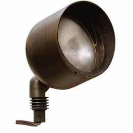 9W LED Directional Spot Light w/ Hood, PAR36, 12V, 3000K, Bronze