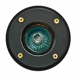 7W LED 2.4-in In-Ground Well Light, MR16, 12V, 6500K, Black