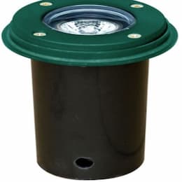 3W LED Well Light, In-Ground, MR16, Green