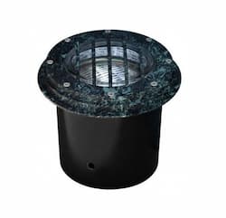 14W LED Well Light w/ Grill, In-Ground, Adjustable, Verde Green