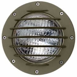 4W LED Well Light w/ Grill, In-Ground, PAR36, Bronze
