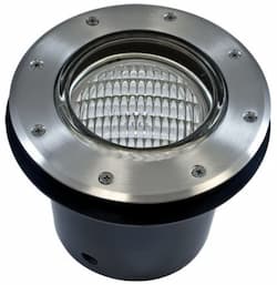 14W Adjustable LED Well Light w/ Grill, In-Ground, AR111, Green