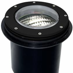 7W Adjustable LED Well Light Fixture, In-Ground, MR16, Black