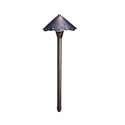 Dabmar Cone Top Path & Walkway Light w/ Design w/o Bulb, 1.5-in NPT, 12V, WBS