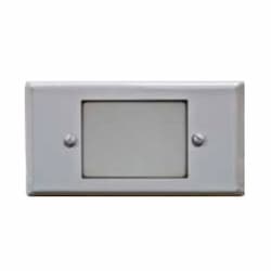 3-in Recessed Open Face Step & Wall Light w/o Bulb, 12V, White