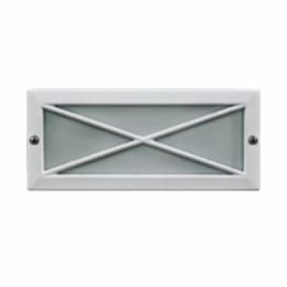 5W LED Recessed Open Cross Face Step & Wall Light, 12V, 6400K, White