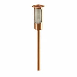 3W LED Flat Top Mini Path & Walkway Light, 1.5-in NPT, Amber Lamp, CP