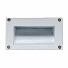 32.4W LED Board Recessed Concrete Mount Step Light, 12V, 6400K, White