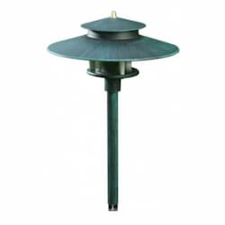 3W LED Hat Top Path, Walkway & Area Light w/ 1.5-in NPT, 3000K, PG