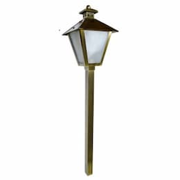 3W LED Post Lantern Path & Walkway Light w/ 1.5-in NPT, 3000K, ABS