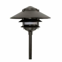 4W LED Pagoda Light, Three Tier, 1/2-in Base, 12V, 6400K, Verde Green