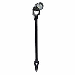 6W Directional Spot Light w/ 18-in Stem, 320 lm, 12V, 3000K, Black