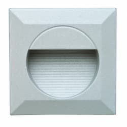 1.4W LED Recessed Step Light, Square, 12V, Blue, White