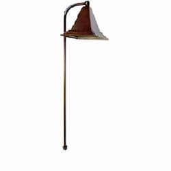 Dabmar 2.5W LED Path Light, Bell Top, Brass, 12V, 3000K, Antique Bronze