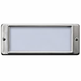 Dabmar 5W LED Step & Wall Light, Open Face, 12V, 3000K, Stainless Steel