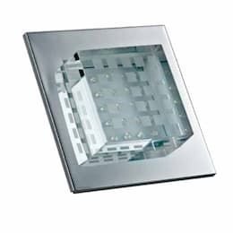 5W LED Recessed Step Light, Crystal, 25 LEDs, 120V, White