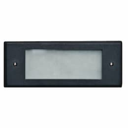 Dabmar 6W LED Step & Wall Light, Open Face, 12V, 3000K, Black