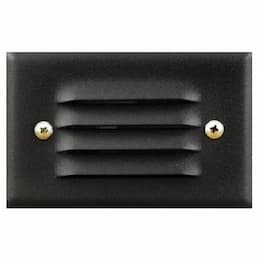 Dabmar 2.5W LED Step & Wall Light, Louvered, 12V, 3000K, Black