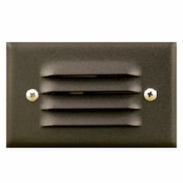 Dabmar 2.5W LED Step & Wall Light, Louvered, 12V, 6400K, Verde Green