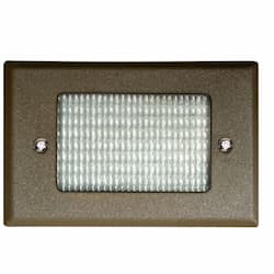 Dabmar 2.5W LED Step & Wall Light, Open Face, 12V, 6400K, Bronze