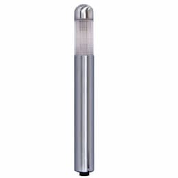 Dabmar 14" 2.5W LED Area Light, Mini Bollard, 12V, 3000K, Stainless Steel