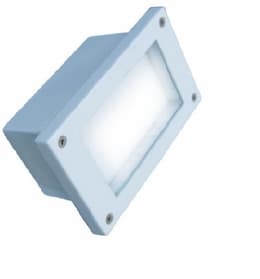 Dabmar 2.5W LED Step Light, Open Face, 12V, 3000K, White