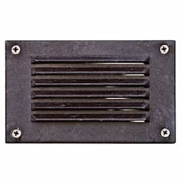 Dabmar 2.5W LED Step & Wall Light, Louvered, 3000K, 12V, Bronze