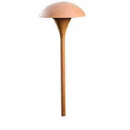 Dabmar 2.5W LED Path Light, Large Top Mushroom, 3000K, 12V, Dark Sand