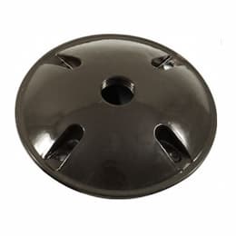 Dabmar Aluminum Female Round Box Cover w/ 1.5-in NPT Hole, Bronze