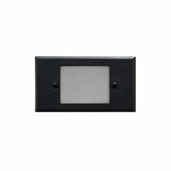 Replacement Cover Plate for LV612 Step Light, Black