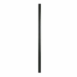 Dabmar 12-ft Steel Direct Burial Pole, Black