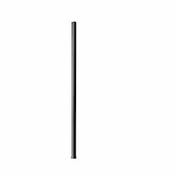 7-Ft Steel Direct Burial Pole, 3-in Diameter, Black