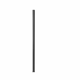 7-Ft Steel Direct Burial Pole, 3-in Diameter, Black