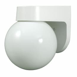 Dabmar 12W LED Globe Surface Mount Wall Fixture, 120V-277V, 3000K, White