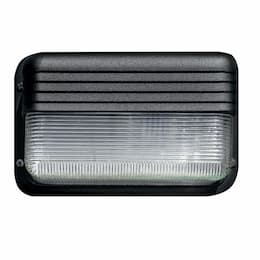 12W LED Surface Mount Wall Light, Semi-Cutoff, 120V-277V, 6500K, Black