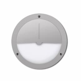 Dabmar 12W LED Semi-Closed Surface Mount Wall Fixture, 5000K, 120V-277V, GY