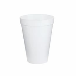 12oz Foam Cups, White