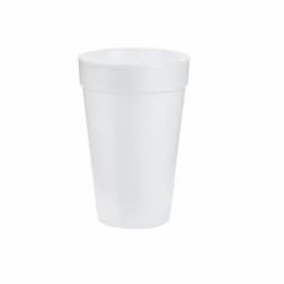 16oz Foam Cups, White