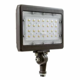 Dabmar 50W LED Slim Flood Light, 6250 lm, 100V-277V, 4000K, Bronze