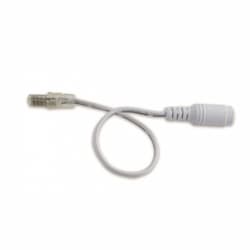 27/64-in DC Adapter Connector, Female, White