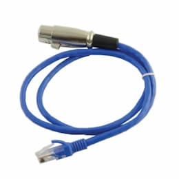 Diode LED XLR-3 to RJ45 Adapter Cable Pair