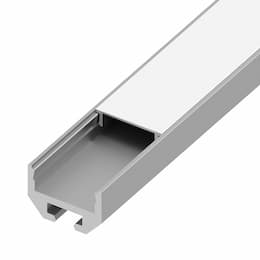 Diode LED 8-ft Square Building Channel, Aluminum, Bulk