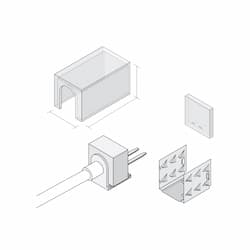 Field Connector for Side Bend Linaire Flex, Straight