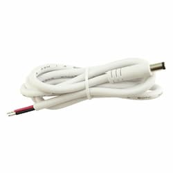 42-In Adapter Splice Cable, Male, 18/2 AWG, White, Single