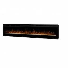 74" LED Electronic Fireplace, Galveston Wall-Mount