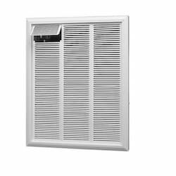 1500W Large Heater, Fan-Forced, Commercial Wall Insert, 208V/240V, White