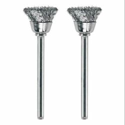 Carbon Steel Brushes (2 Pack), 1/2''