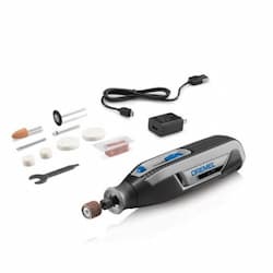 Dremel 7760 Series Variable Speed Rotary Tool Kit w/ Power Supply, 4V