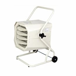 10000W Shop Garage Heater w/ Cart, 1 Ph, 240V, Gray